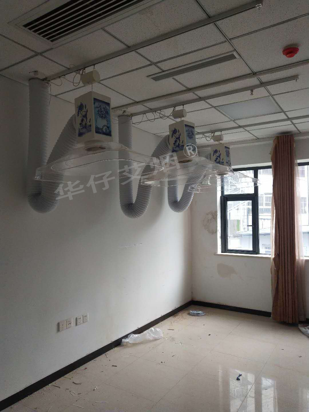 合肥中醫院（華仔）艾灸排煙系統安裝完工			