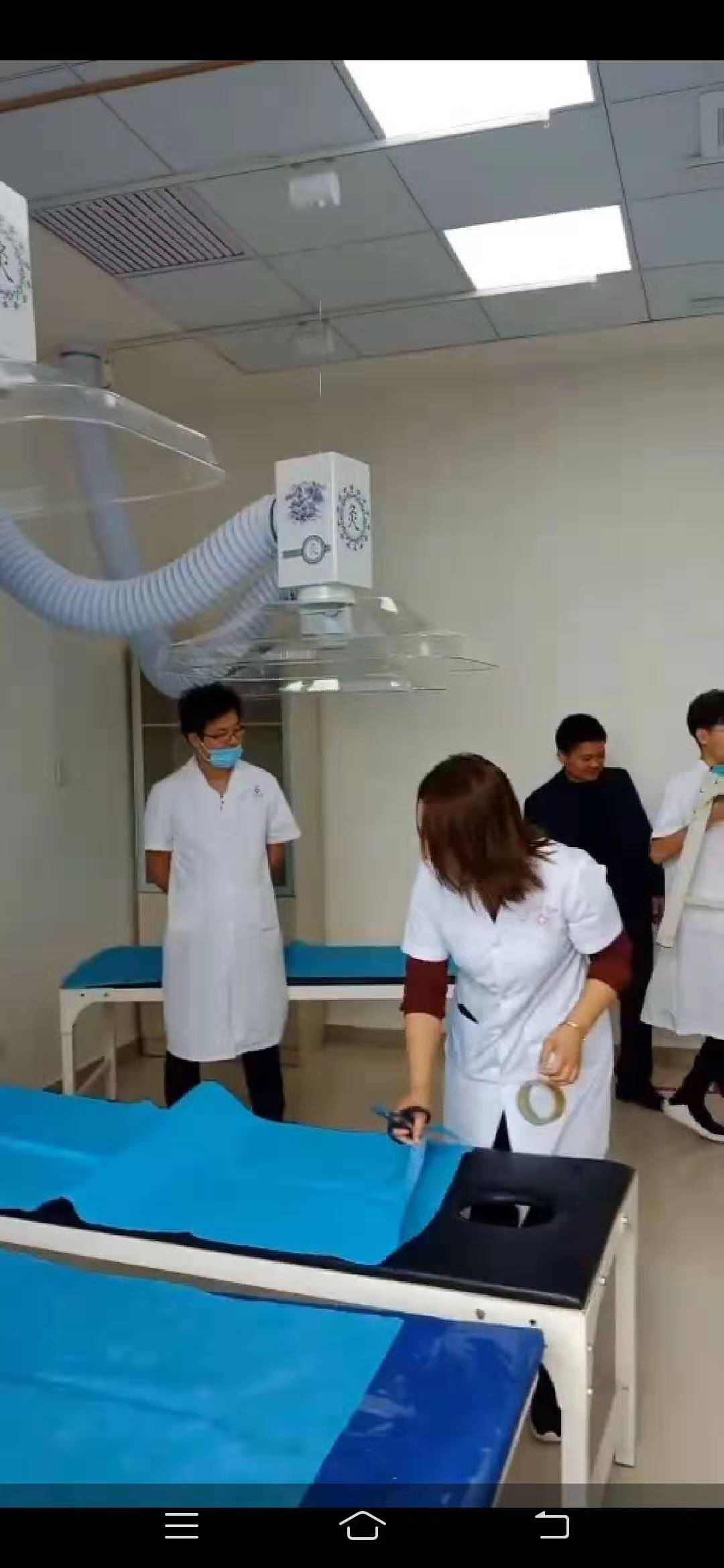 陜西中醫院（華仔）艾灸排煙系統安裝