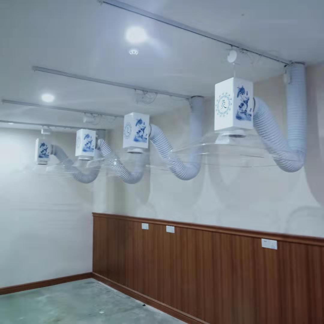 （華仔）南昌艾灸排煙系統安裝完工